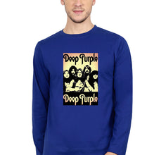 Load image into Gallery viewer, Deep Purple Full Sleeves T-Shirt for Men-Royal blue-Ektarfa.online
