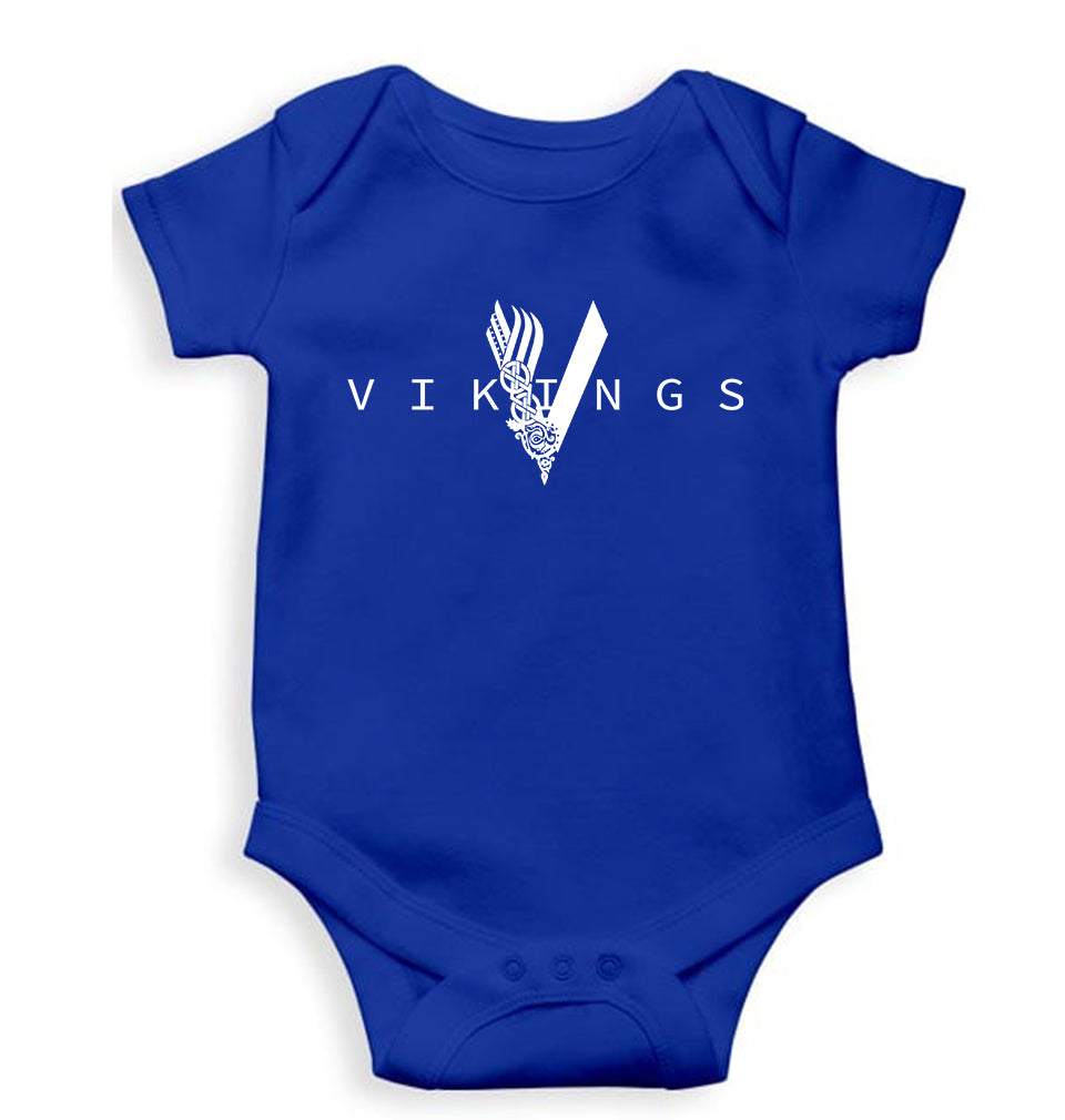 Vikings Kids Romper For Baby Boy/Girl-Royal Blue-Ektarfa.online
