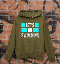 Load image into Gallery viewer, Swimming Unisex Hoodie for Men/Women-Olive Green-Ektarfa.online
