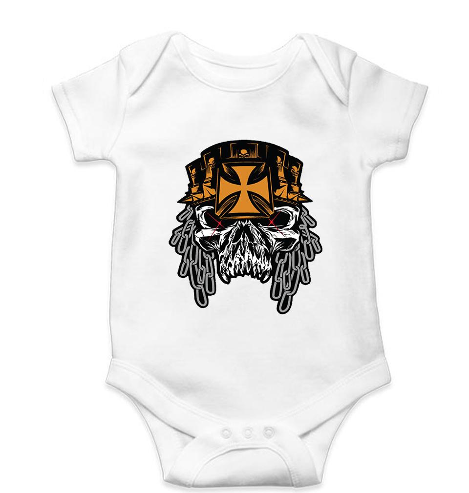 Triple H WWE Kids Romper For Baby Boy/Girl-0-5 Months(18 Inches)-White-Ektarfa.online