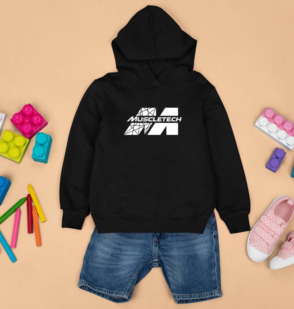 Muscletech Kids Hoodie for Boy/Girl-Black-Ektarfa.online