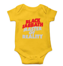 Load image into Gallery viewer, Black Sabbath Kids Romper For Baby Boy/Girl-0-5 Months(18 Inches)-Yellow-Ektarfa.online
