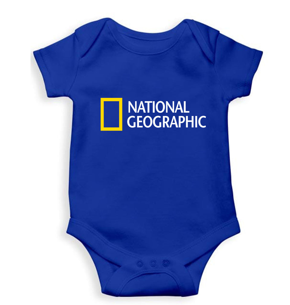 National Geographic Kids Romper For Baby Boy/Girl-0-5 Months(18 Inches)-Royal Blue-Ektarfa.online