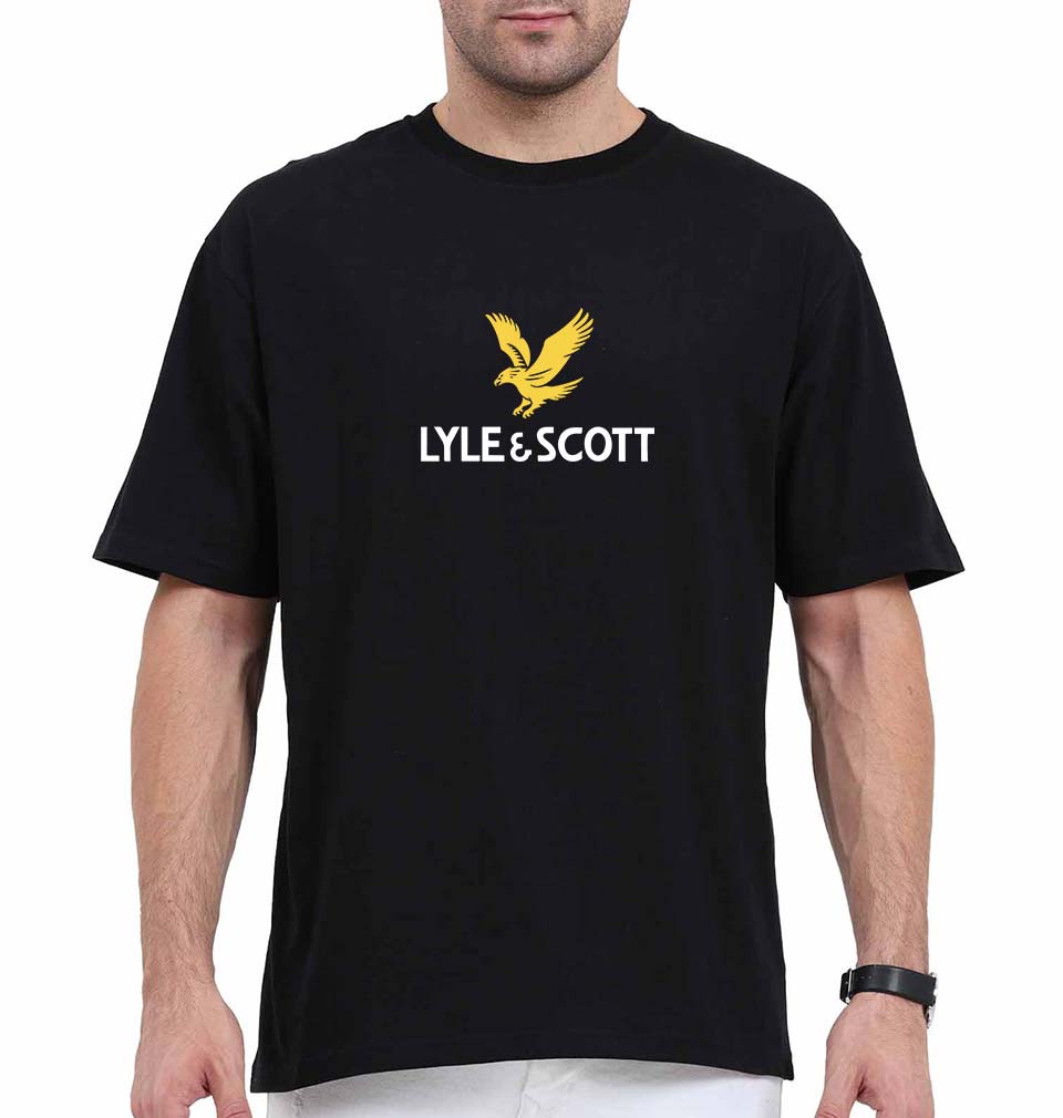 Lyle & Scott Oversized T-Shirt for Men-Black-Ektarfa.online