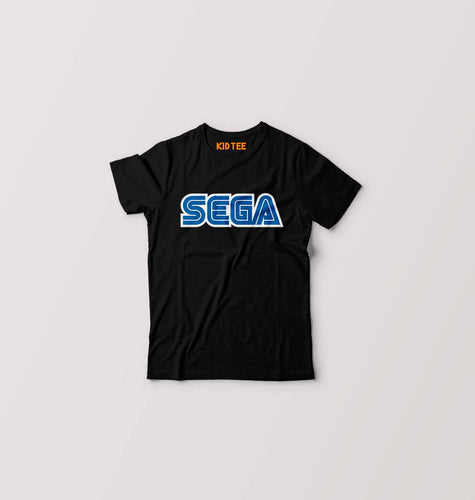 Sega Kids T-Shirt for Boy/Girl-Black-Ektarfa.online