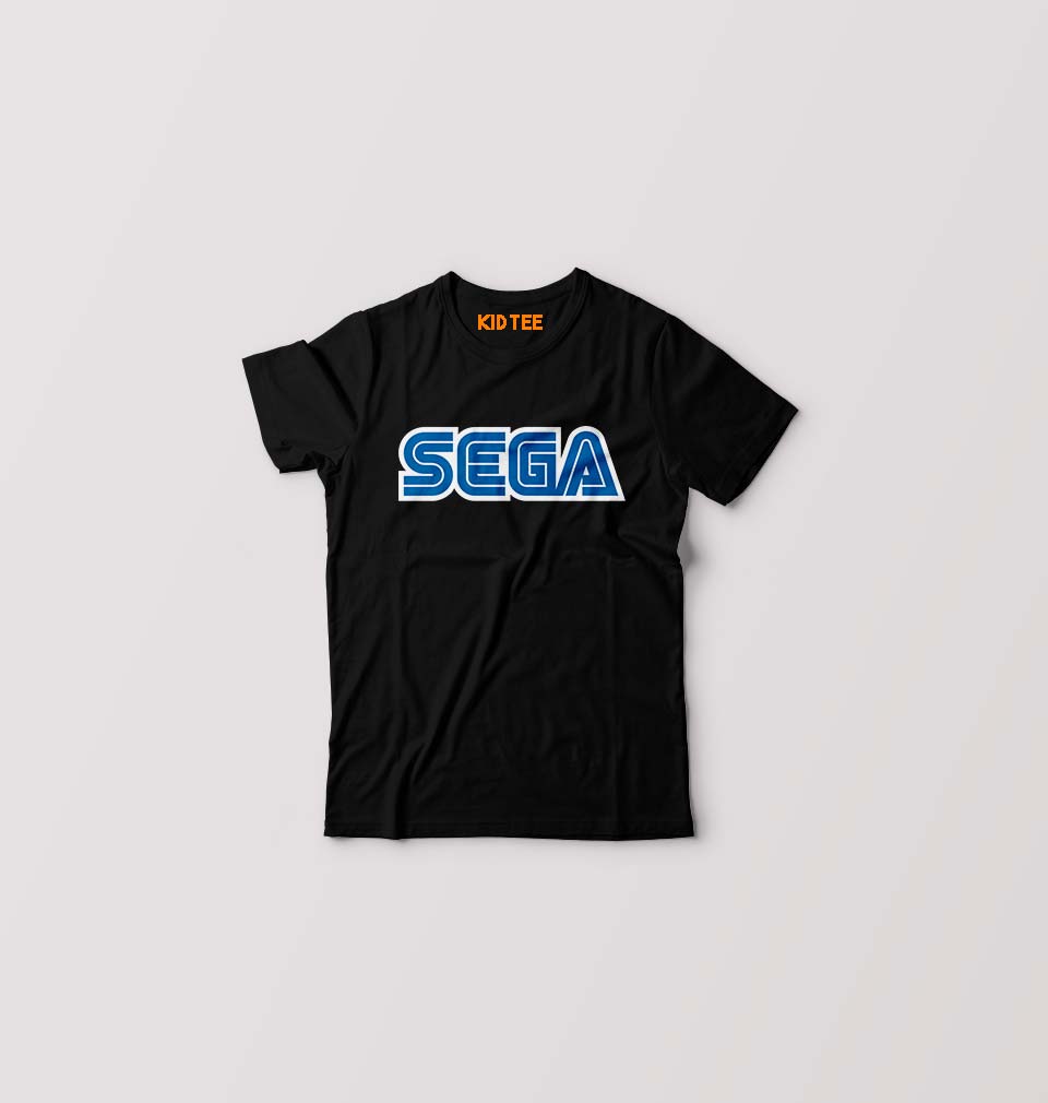 Sega Kids T-Shirt for Boy/Girl-Black-Ektarfa.online