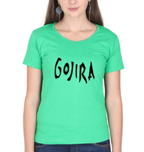 Load image into Gallery viewer, Gojira T-Shirt for Women-XS(32 Inches)-Flag Green-Ektarfa.online
