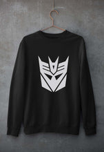 Load image into Gallery viewer, Decepticon Transformers Unisex Sweatshirt for Men/Women-S(40 Inches)-Black-Ektarfa.online
