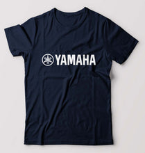 Load image into Gallery viewer, Yamaha T-Shirt for Men-S(38 Inches)-Navy Blue-Ektarfa.online
