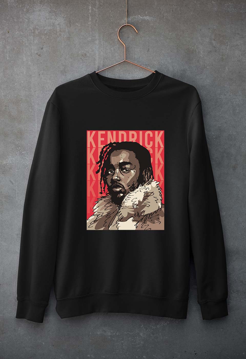Kendrick Lamar Unisex Sweatshirt for Men/Women-Black-Ektarfa.online