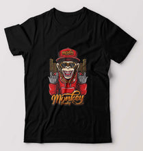 Load image into Gallery viewer, Hip Hop Monkey T-Shirt for Men-Black-Ektarfa.online

