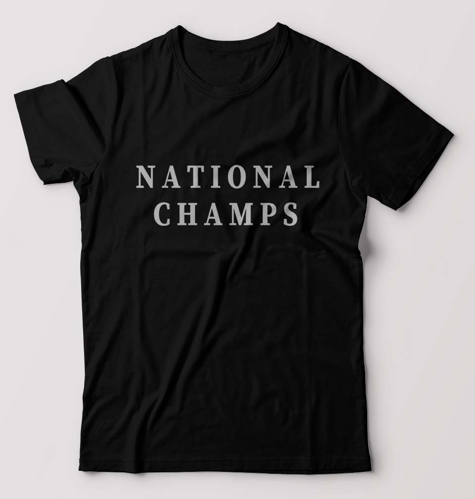 National Champs T-Shirt for Men-Black-Ektarfa.online