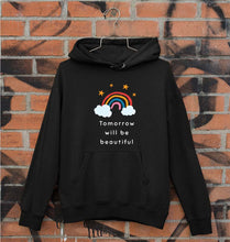 Load image into Gallery viewer, Tomorrow Will Be Beautiful Unisex Hoodie for Men/Women-Black-Ektarfa.online
