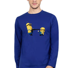 Load image into Gallery viewer, Minion Full Sleeves T-Shirt for Men-Royal Blue-Ektarfa.online
