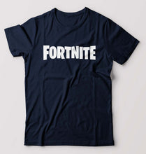 Load image into Gallery viewer, Fortnite T-Shirt for Men-S(38 Inches)-Navy Blue-Ektarfa.online
