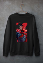 Load image into Gallery viewer, Superman Superhero Unisex Sweatshirt for Men/Women-Black-Ektarfa.online
