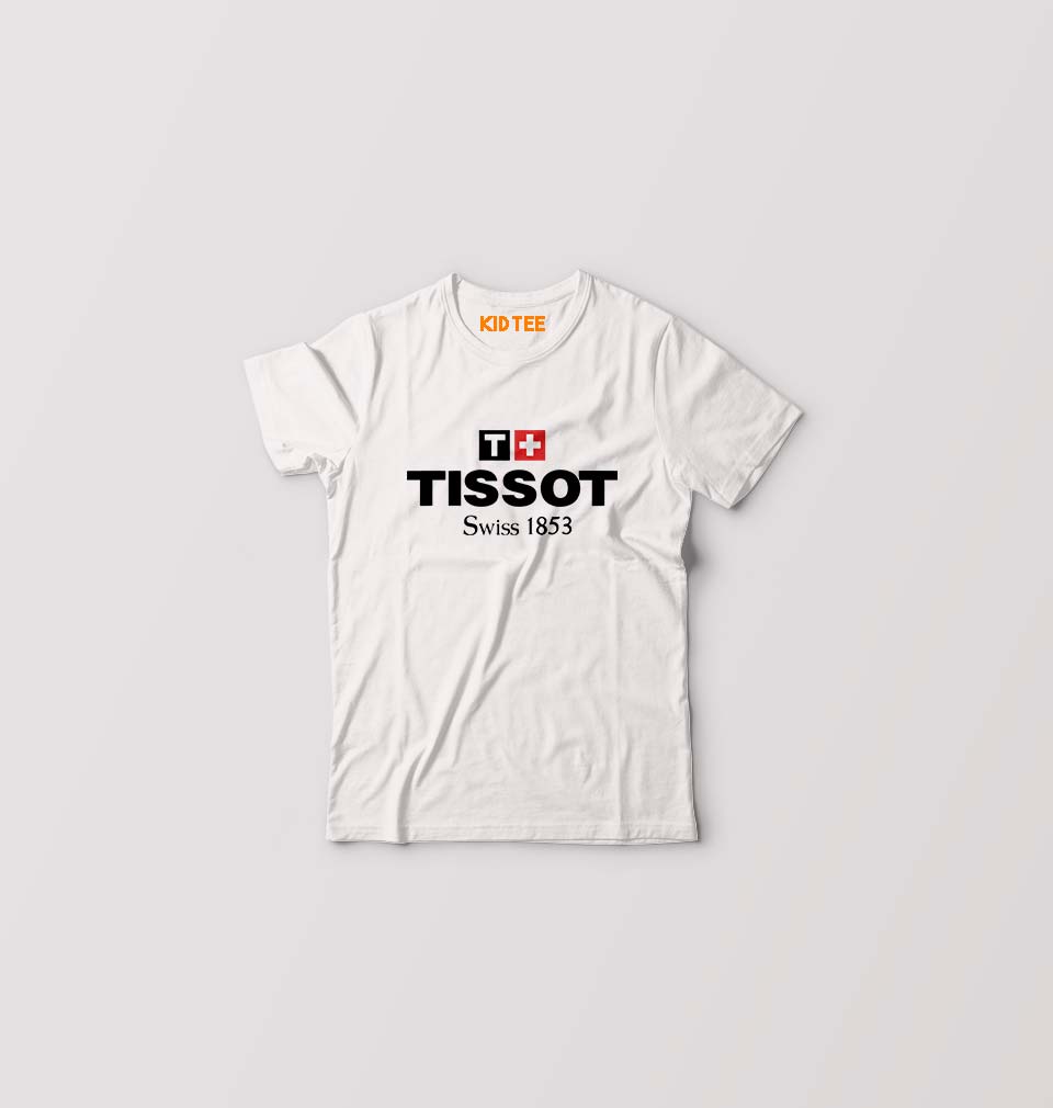 Tissot Kids T-Shirt for Boy/Girl-0-1 Year(20 Inches)-White-Ektarfa.online