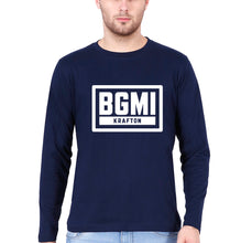 Load image into Gallery viewer, Battlegrounds Mobile India (BGMI) Full Sleeves T-Shirt for Men-Navy Blue-Ektarfa.online

