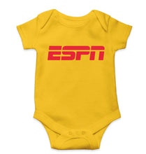 Load image into Gallery viewer, ESPN Kids Romper For Baby Boy/Girl-0-5 Months(18 Inches)-Yellow-Ektarfa.online
