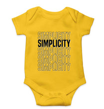 Load image into Gallery viewer, Simplicity Kids Romper For Baby Boy/Girl-0-5 Months(18 Inches)-Yellow-Ektarfa.online
