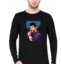 Load image into Gallery viewer, Novak Djokovic Tennis Full Sleeves T-Shirt for Men-Black-Ektarfa.online
