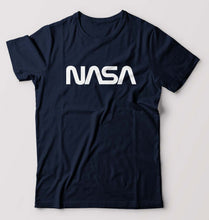 Load image into Gallery viewer, Nasa T-Shirt for Men-S(38 Inches)-Navy Blue-Ektarfa.online
