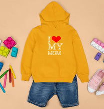 Load image into Gallery viewer, I Love My Mom Kids Hoodie for Boy/Girl-1-2 Years(24 Inches)-Mustard Yellow-Ektarfa.online
