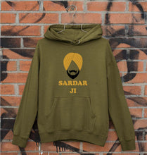 Load image into Gallery viewer, Sardar JI Unisex Hoodie for Men/Women-Olive Green-Ektarfa.online

