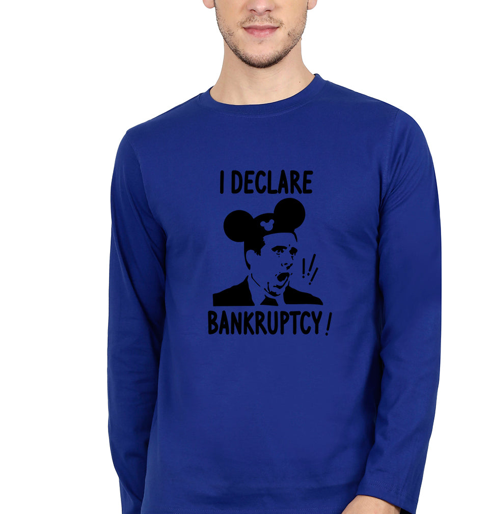 Michael Scott Full Sleeves T-Shirt for Men-Royal Blue-Ektarfa.online