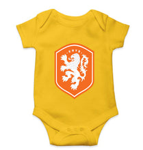 Load image into Gallery viewer, Netherlands Football Kids Romper For Baby Boy/Girl-Yellow-Ektarfa.online
