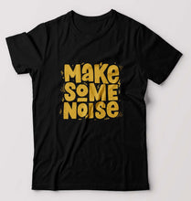 Load image into Gallery viewer, Make Some Noise T-Shirt for Men-S(38 Inches)-Black-Ektarfa.online
