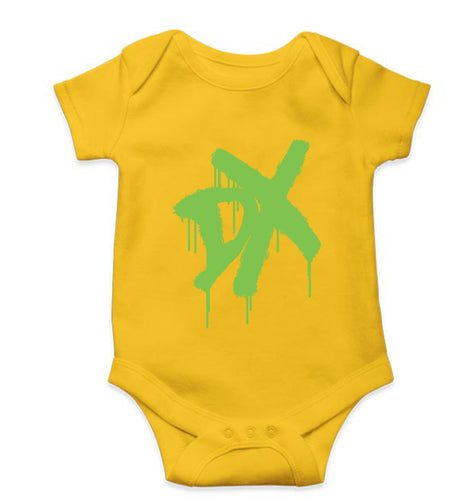 DX WWE Kids Romper For Baby Boy/Girl-0-5 Months(18 Inches)-Yellow-Ektarfa.online