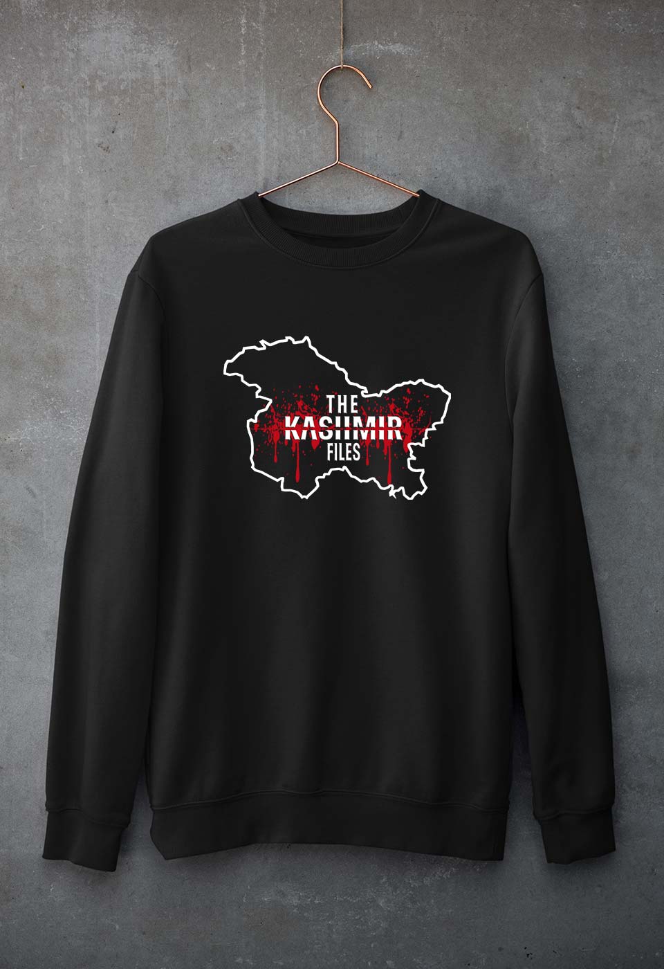 The Kashmir Files Unisex Sweatshirt for Men/Women-Black-Ektarfa.online