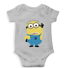 Load image into Gallery viewer, Minion Kids Romper For Baby Boy/Girl-0-5 Months(18 Inches)-Grey-Ektarfa.online
