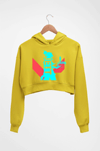 Load image into Gallery viewer, Valorant Crop HOODIE FOR WOMEN-Mustard Yellow-Ektarfa.online
