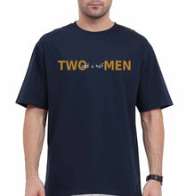 Load image into Gallery viewer, Two and a Half Men Oversized T-Shirt for Men-Navy Blue-Ektarfa.online
