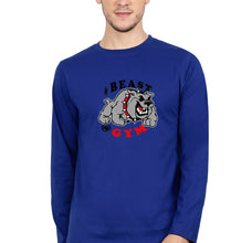 Load image into Gallery viewer, Beast Gym Full Sleeves T-Shirt for Men-Royal Blue-Ektarfa.online
