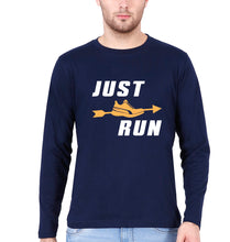 Load image into Gallery viewer, Runner Running Full Sleeves T-Shirt for Men-Navy Blue-Ektarfa.online
