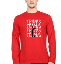 Load image into Gallery viewer, Tennis Full Sleeves T-Shirt for Men-Red-Ektarfa.online
