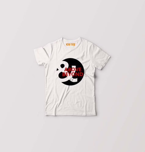 Above & Beyond Kids T-Shirt for Boy/Girl-White-Ektarfa.online