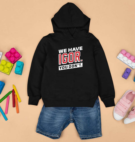 Igor Kids Hoodie for Boy/Girl-Black-Ektarfa.online