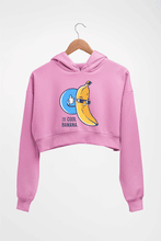 Load image into Gallery viewer, Banana Crop HOODIE FOR WOMEN-Light Baby Pink-Ektarfa.online
