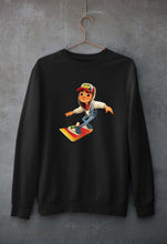 Load image into Gallery viewer, Subway Surfers Unisex Sweatshirt for Men/Women-S(40 Inches)-Black-Ektarfa.online
