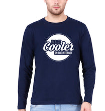 Load image into Gallery viewer, Internet Full Sleeves T-Shirt for Men-Navy Blue-Ektarfa.online
