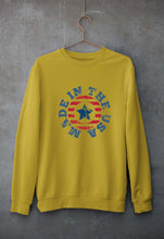 Load image into Gallery viewer, America Unisex Sweatshirt for Men/Women-S(40 Inches)-Mustard Yellow-Ektarfa.online
