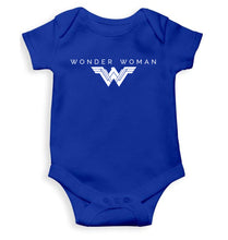 Load image into Gallery viewer, Wonder Woman Superhero Kids Romper For Baby Boy/Girl-0-5 Months(18 Inches)-Royal Blue-Ektarfa.online
