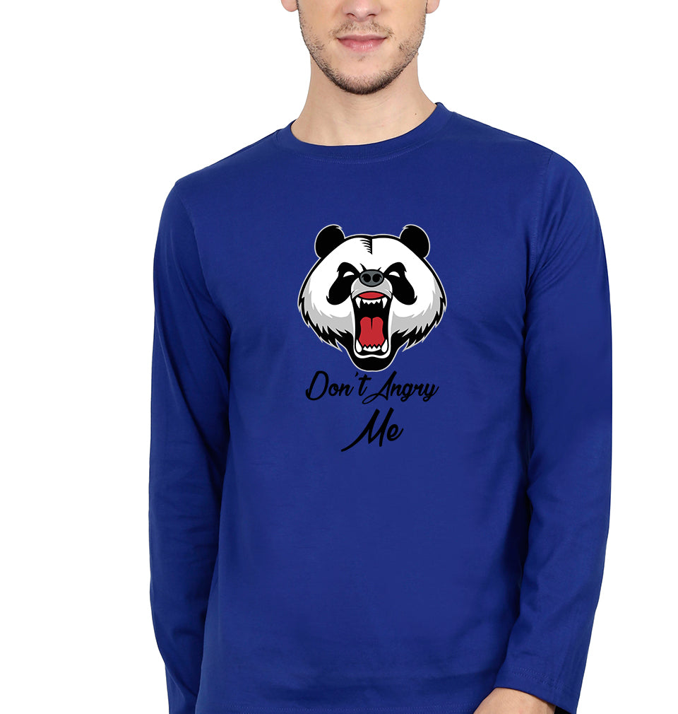 Angry Bear Full Sleeves T-Shirt for Men-Royal Blue-Ektarfa.online