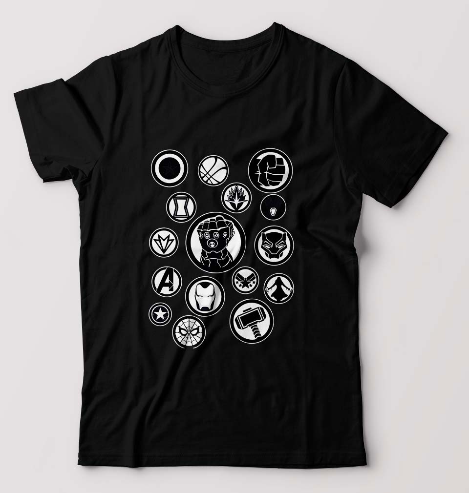 Avengers T-Shirt for Men-Black-Ektarfa.online