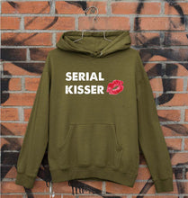 Load image into Gallery viewer, Serial Kisser Unisex Hoodie for Men/Women-S(40 Inches)-Olive Green-Ektarfa.online
