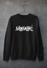 Load image into Gallery viewer, Sanskari Unisex Sweatshirt for Men/Women-Black-Ektarfa.online
